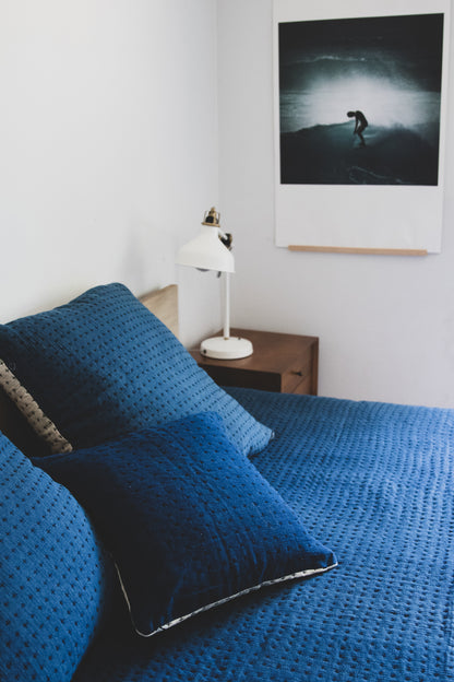 Throw Indigo & Mustard