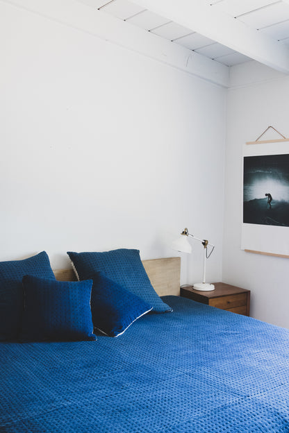 Throw Indigo & Mustard