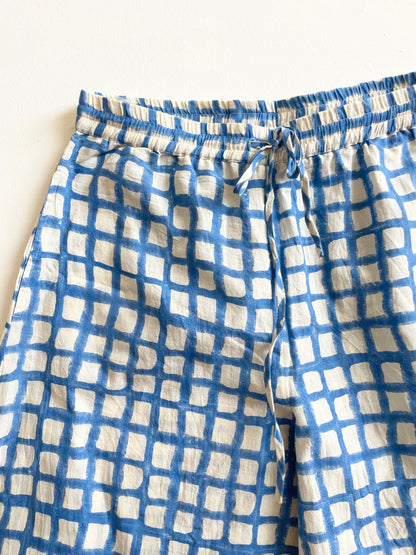 Marius Blue Grid Uni-Size