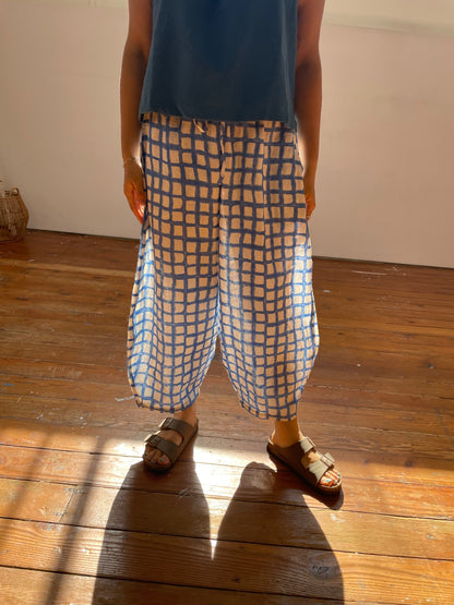Marius Blue Grid Uni-Size