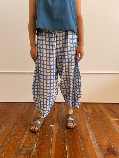 Marius Blue Grid Uni-Size