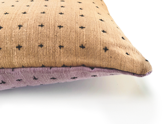 Reversible Pillow Himalayan & Lavender 18x18in