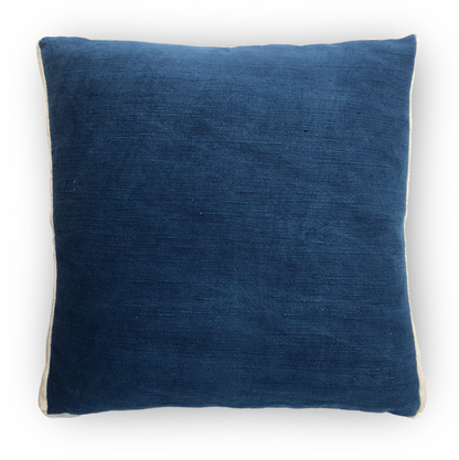 Indigo & Himalayan Contour Line Pillow 18x18in