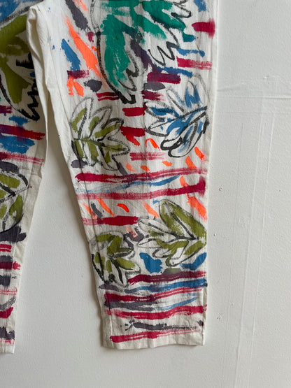 #65 Hand-painted Jumpsuit S/M