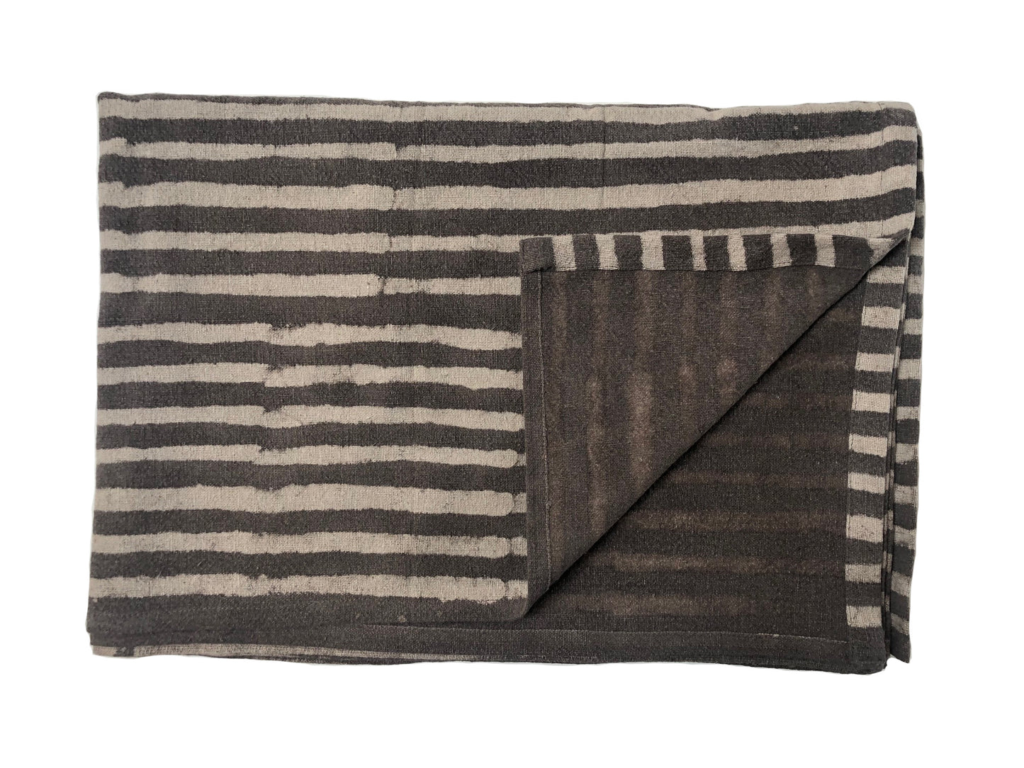 Grey Stripe Throw