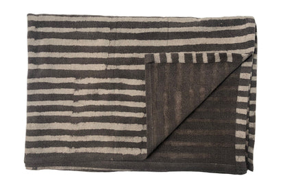 Grey Stripe Throw