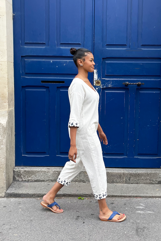 Liberté White Jumpsuit (S-L)