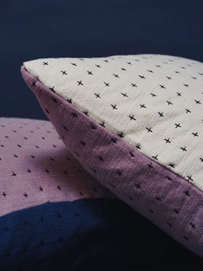 Indigo & Lavender Pillow 18x18in