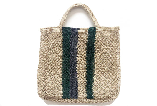Macrame Rainbow shopper #1