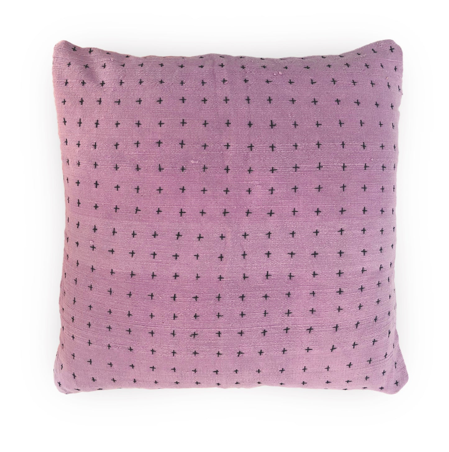 Reversible Pillow Indigo & Lavender 28x28in