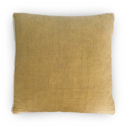Mustard & White Contour Line Pillow 18x18in