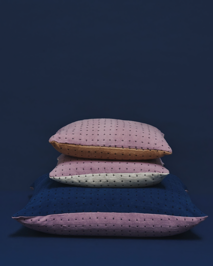 Indigo & Lavender Pillow 18x18in
