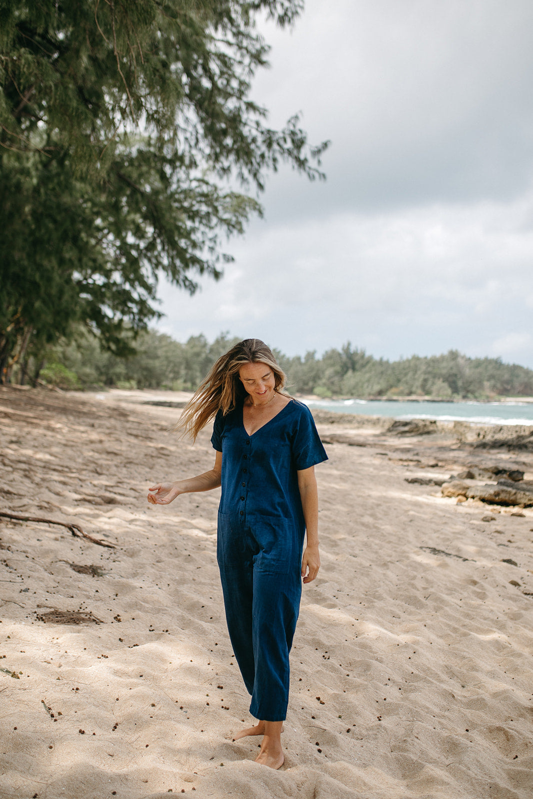 Short Sleeve Light Indigo Jumpsuit (XS-XL) – happyfrenchgang